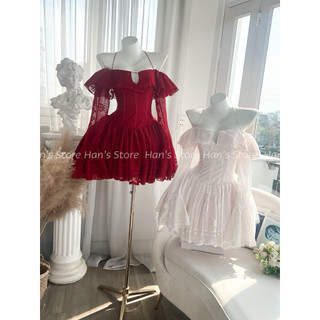 [HAN’S STORE] VÁY REN XOÈ CỰC XINH TAY LOE SIÊU BỒNG BỀNH(ẢNH THẬT)