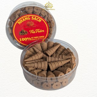 Nụ Trầm Hương Khói Ngược Xông Nhà Sạch Thơm Tự Nhiên (3 Hộp Tặng Lư Gốm Sứ) - Mộc Trầm Hương MTH