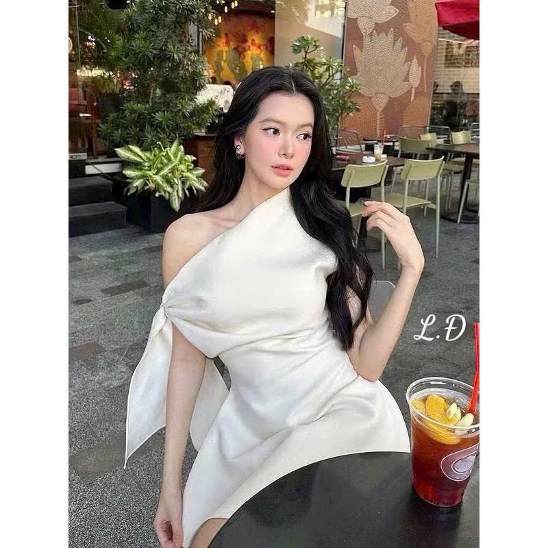 Set Váy Tapta Cao Cấp Lệch Vai Sang Trọng Dự Tiệc Body Tôn Dáng Thời Trang Nữ Hot Trend