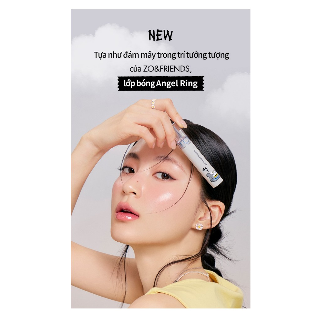 [ZOA Collection] [Romand X ZO&FRIENDS] Son Tint bóng căng mọng Romand Gl​a​s​t​i​n​g Co​l​o​r Gl​o​s​s