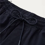 [Online Exclusive] [Beau Monde] Quần Dài Thun Nam 100% Cotton Elastic Waist Pants 13114175 — ảnh 5