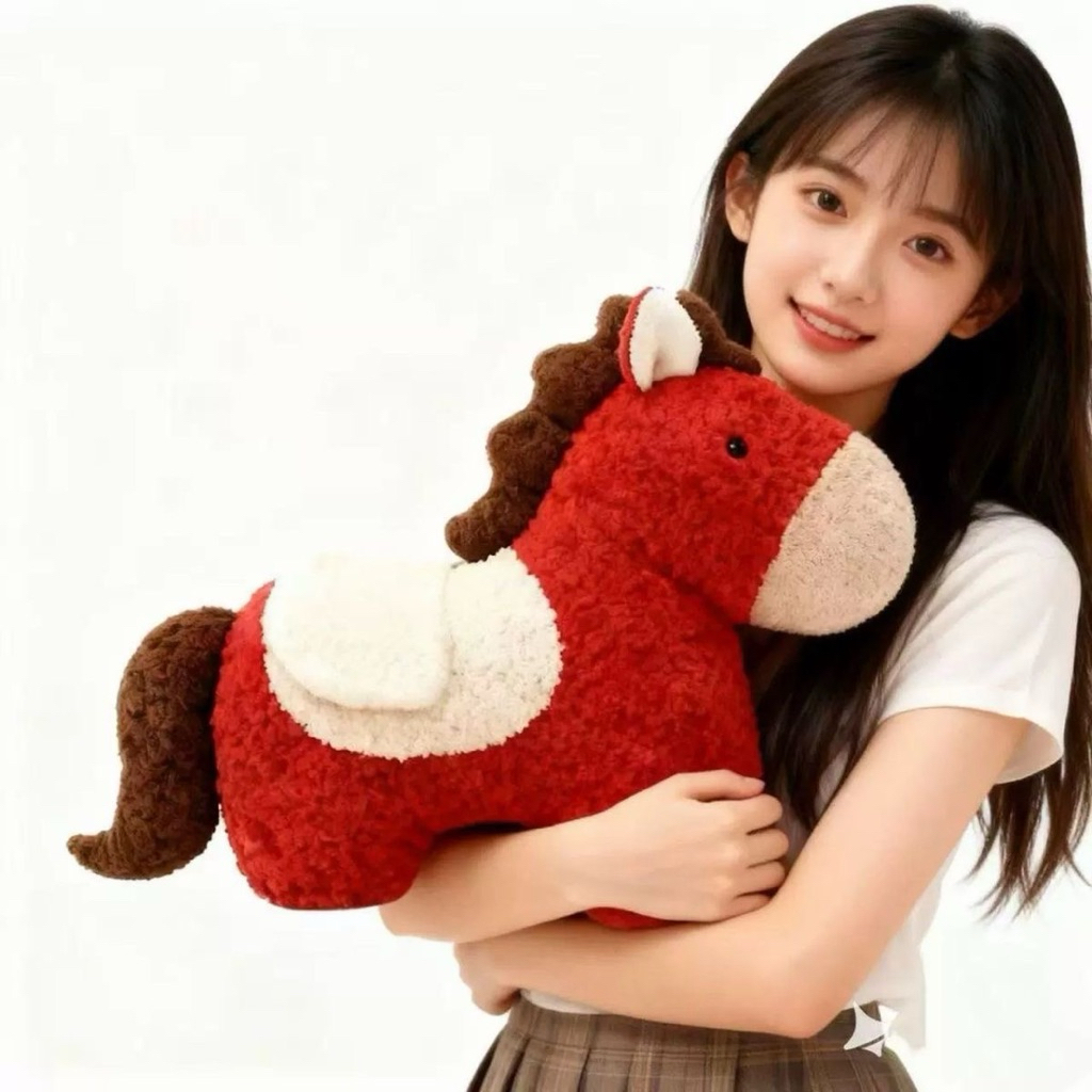 GẤU BÔNG NGỰA ĐỎ