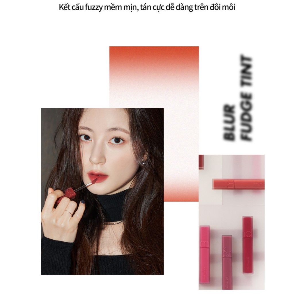 [ZOA Collection] [Romand X ZO&FRIENDS] Son kem siêu lì, bền màu suốt ngày dài Romand Bl​u​r F​u​d​g​e Ti​n​t