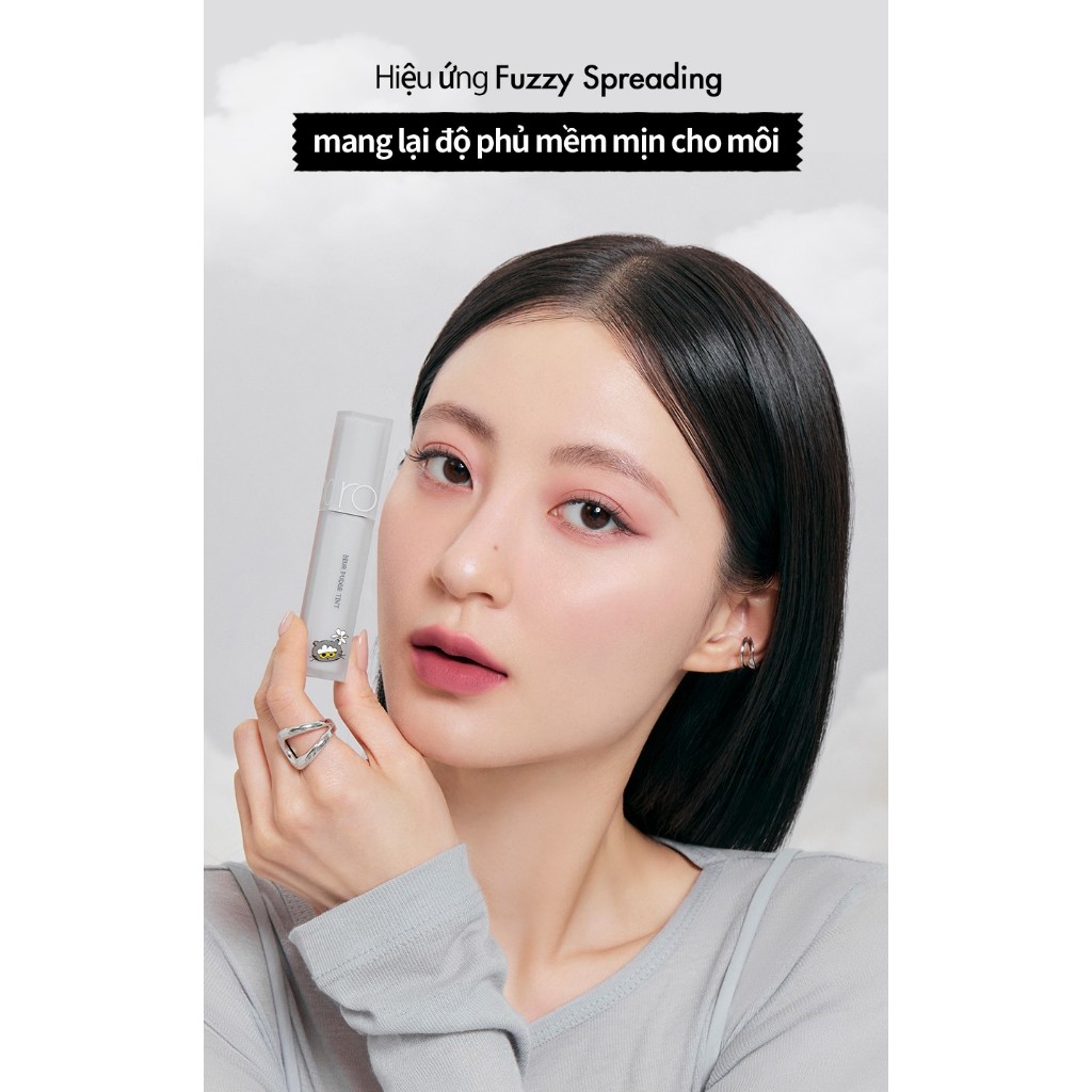 [ZOA Collection] [Romand X ZO&FRIENDS] Son kem siêu lì, bền màu suốt ngày dài Romand Bl​u​r F​u​d​g​e Ti​n​t