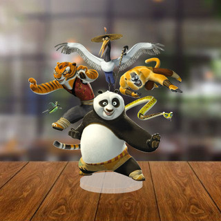 Mô Hình Acrylic Kung Fu Panda, Trang Trí Bàn, Quà Tặng Anime