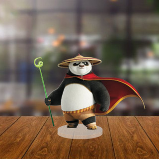 Mô Hình Acrylic Kung Fu Panda, Trang Trí Bàn, Quà Tặng Anime