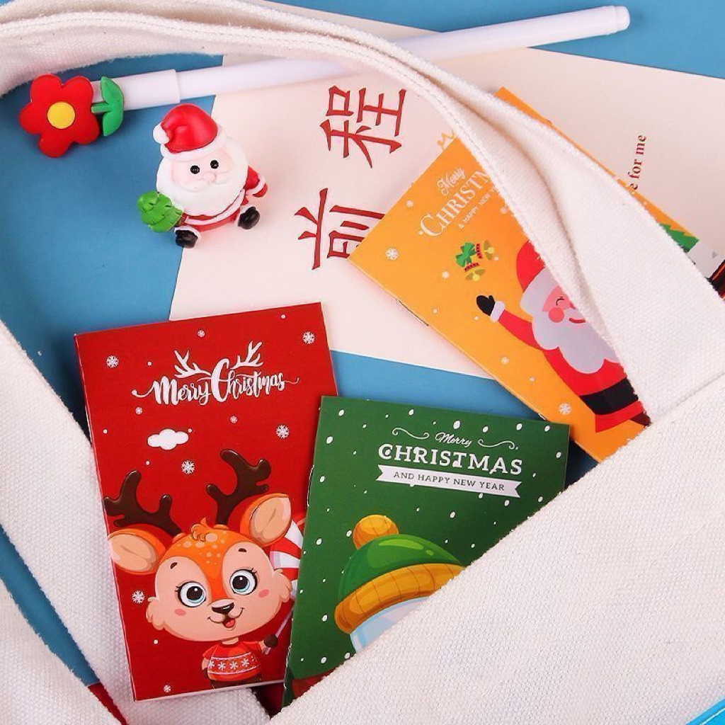 COMBO 10 SỔ TAY NOEL LÀM QUÀ TẶNG