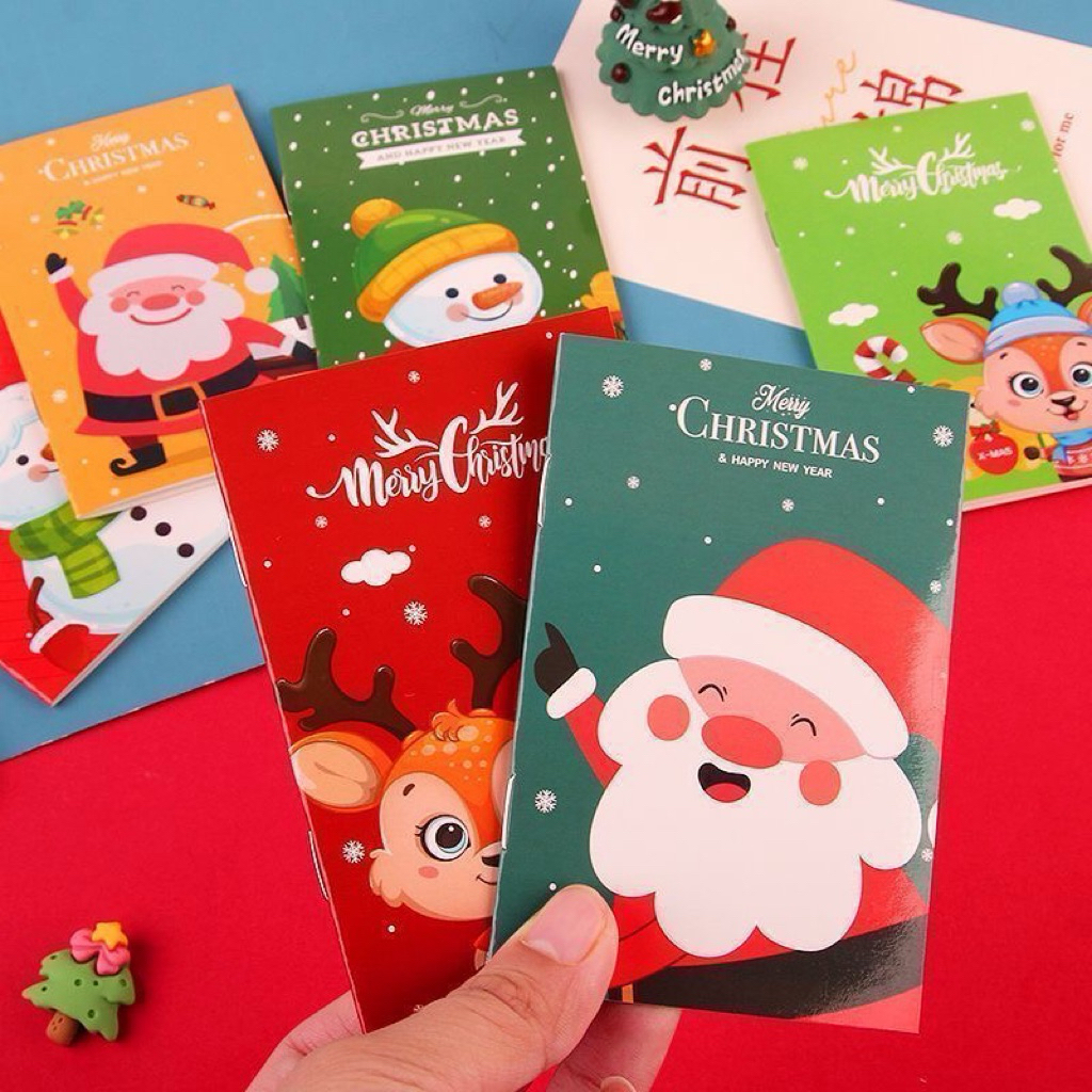 COMBO 10 SỔ TAY NOEL LÀM QUÀ TẶNG