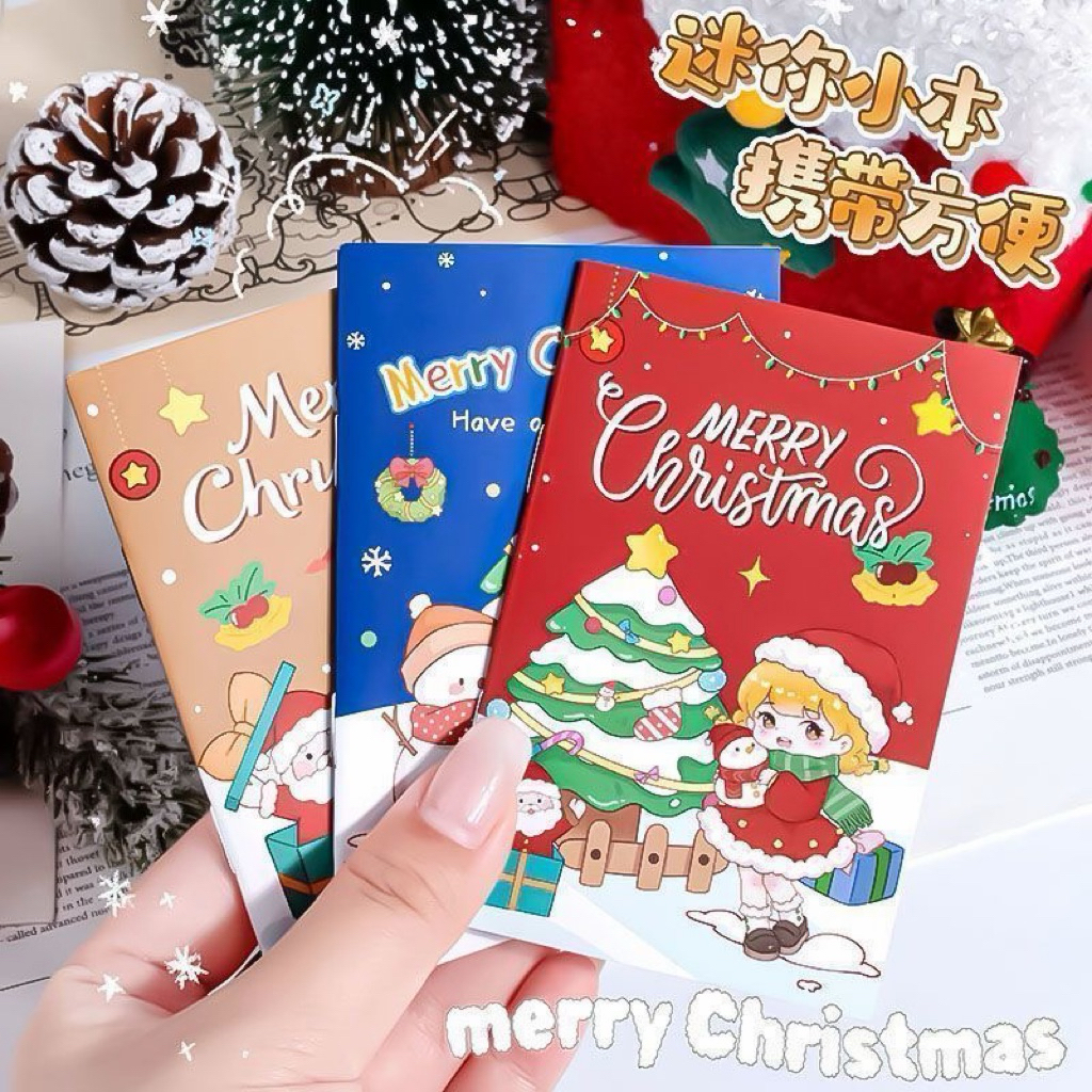 COMBO 10 SỔ TAY NOEL LÀM QUÀ TẶNG