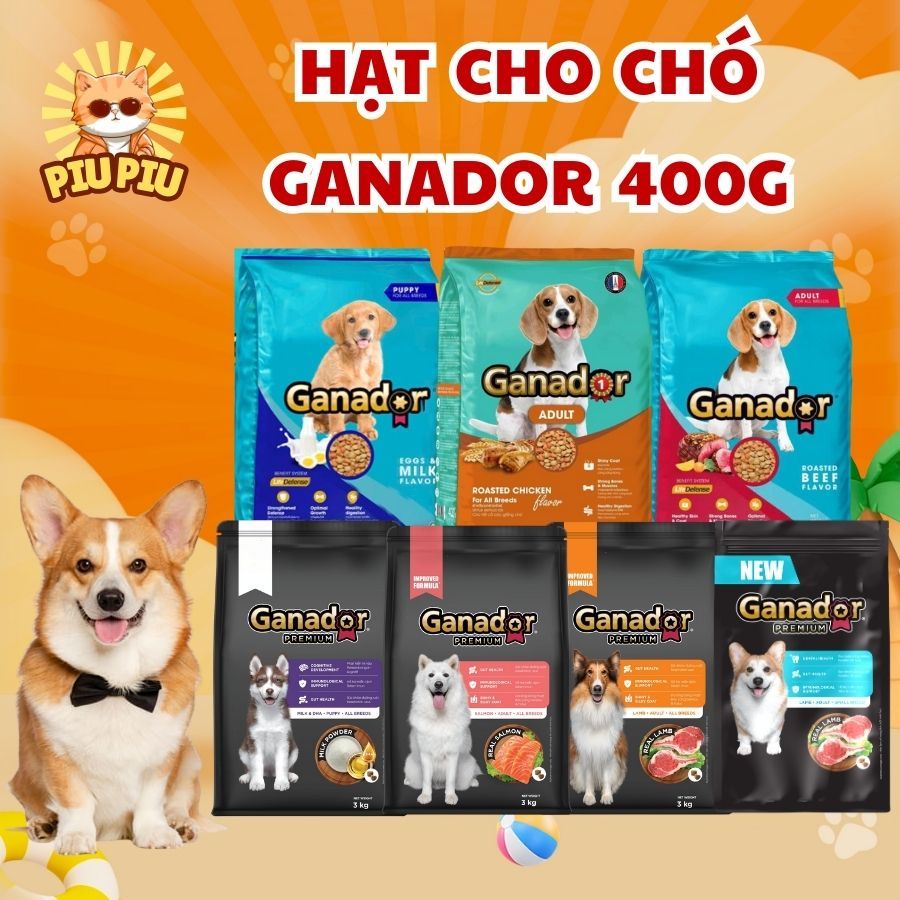 [ SALE ] Thức Ăn Cho Chó Ganador FIB'S 400gr Đồ Ăn Hạt Khô Cho Chó Giúp ...
