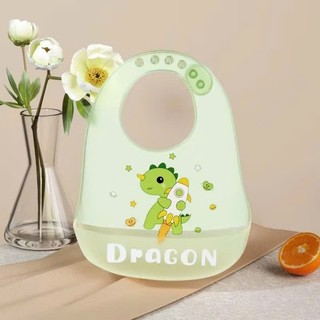 Yếm ăn dặm Mây silicon trong suốt siêu mềm có máng hứng siêu tiện lợi