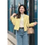 Áo Dạ Tweed Cổ Tròn Dáng Suông, Áo Khoác Dạ 2 Lớp Đứng Form Thanh Lịch Sang Trọng O65W25T006