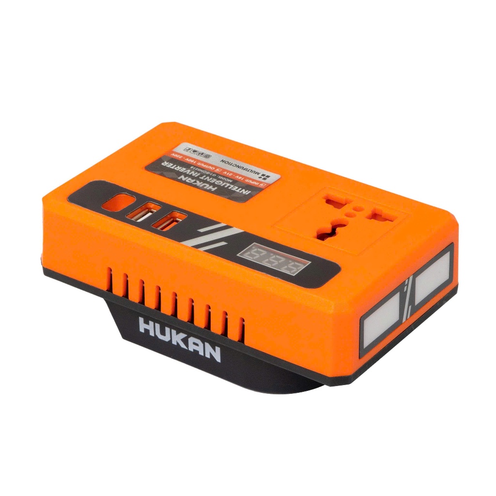 Hukan Đế Chuyển Đổi Nguồn Điện G1-BCN0218 Biến Tần 21V Sang 220V Hỗ Trợ USB 5V & Jack DC 12V Cho Quạt Mini Bóng Đèn LED