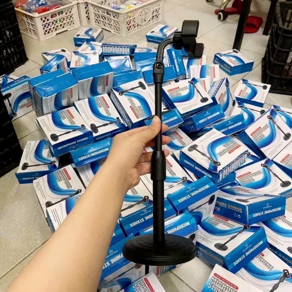 Giá Đỡ Điện Thoại Để Bàn  Livestream Kẹp Chắc Chắn Xoay 360 Độ Dùng Để Xem Phim, Ghi Hình Đa Năng