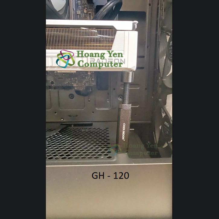 Giá Đỡ Card Đồ Họa Máy Tính COOLMOON GH Có Đế Hít Nam Châm, Tùy Chỉnh Độ Cao - Chống Cong Main/ Xệ VGA