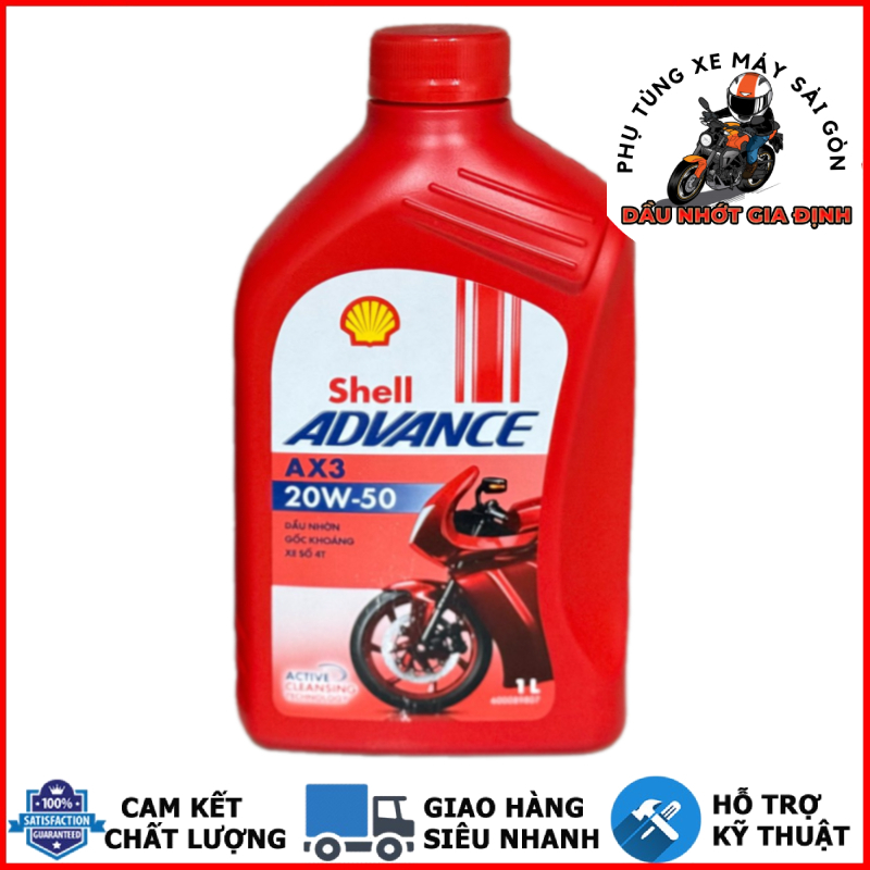 Nhớt xe số SHELL ADVANCE AX3 20W50 | Shopee Việt Nam