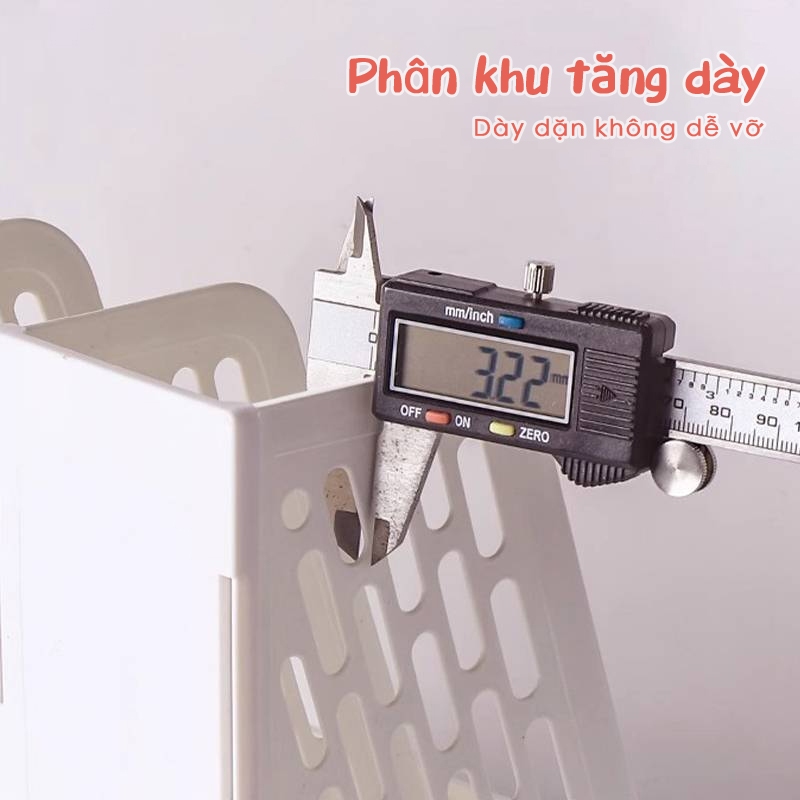 Aimilo Tặng Sticker Kệ Đựng Tài Liệu Văn Phòng 4 Ngăn Kèm Khay Đựng Bút Kệ Đựng Sách Vở Để Bàn Gấp Gọn