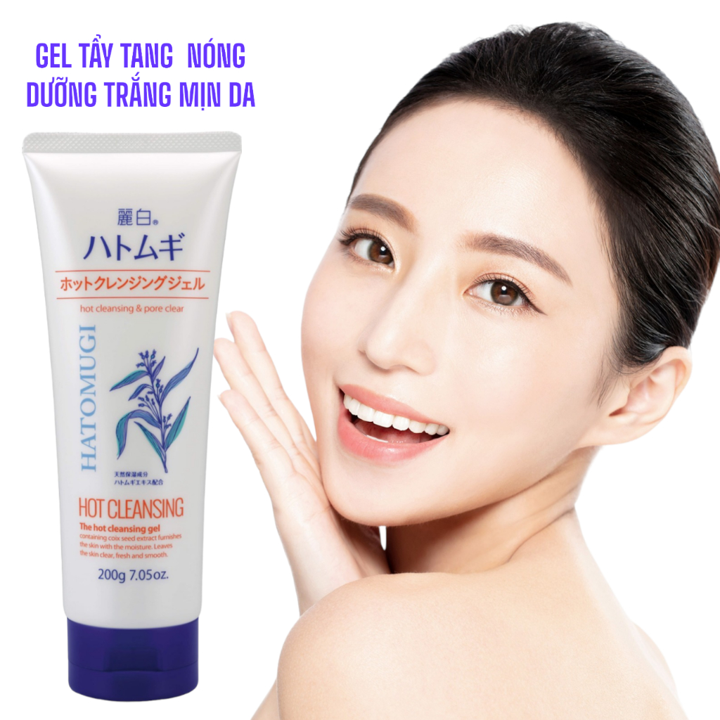 Gel Tẩy Trang Nóng Làm Sạch Sâu Hatomugi Hot Cleansing 200G