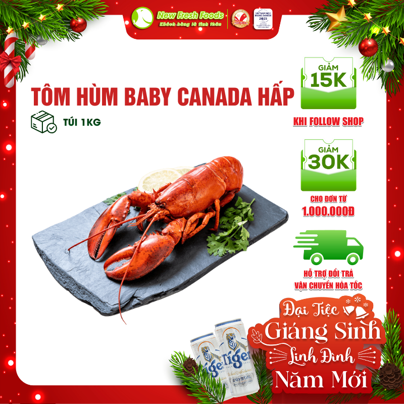 Tôm Hùm Baby Canada Hấp thịt nhiều, săn chắc, thơm ngọt - Túi 1Kg ...