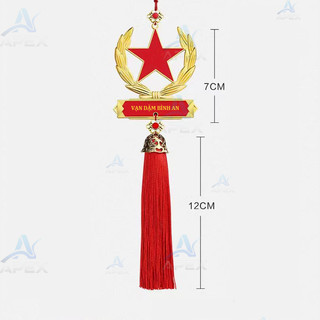 Treo xe hình treo gương ô tô - Tặng may mắn bình an mọi hành trình