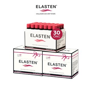 [Hannah x Elasten] 3 Hộp Collagen Elasten 30 Ống Giúp Da Căng Mịn, Chống Lão Hóa, Hỗ Trợ Cho Tóc Chắc Khỏe