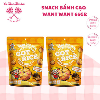 Bánh Gạo Snack Gạo Mini Got Rice Want Want Vị Nước Tương Kiểu Nhật Gói 65g - CÔ THƯ MARKET