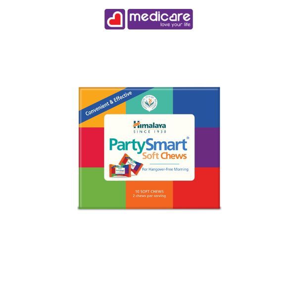 Kẹo giải rượu Himalaya Party Smart hộp 2 viên và 10 viên