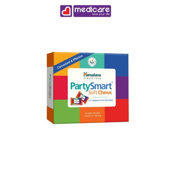 Kẹo giải rượu Himalaya Party Smart hộp 2 viên và 10 viên