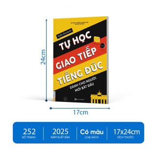 Sách - Combo 3300 từ vựng Tiếng Đức & Tự học giao tiếp Tiếng Đức dành cho người mới bắt đầu