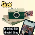 Máy ảnh Mini D1 Pro Chụp ảnh lấy ngay vintage - Camera kép trước sau Instax Mini Evo (Tặng kèm sạc dự phòng) — ảnh 7