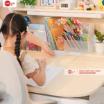 [MẪU MỚI 2026] Bộ bàn học chống gù Sakawin Premium B03 Thiết kế mặt bàn bo tròn thông minh, giá sách ba tầng rộng rãi — ảnh 8