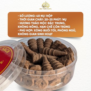 Nụ Thảo Mộc Tự Nhiên Sạch Đuổi Muỗi Xông Nhà Thư Giãn (3 Hộp Tặng Lư Gốm Sứ) - Mộc Trầm Hương MTH