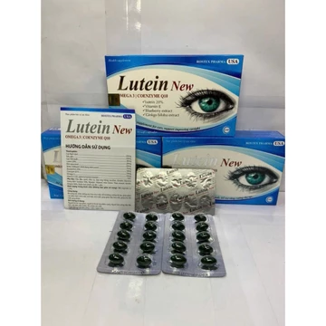 Viên Uống Bổ Mắt- LUTEIN NEW Bổ Sung Lutein, Cao Việt Quất Cải Thiện Thị Lực, Giảm Mỏi Mắt - Hộp 30 Viên