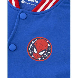 Áo khoác bóng chày thun da cá 100% cotton Spider-man bé trai Rabity 524.900