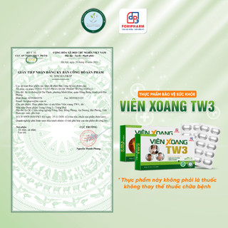 [Tặng Xịt Mũi Khi Mua 2] Viên Xoang TW3 Regenera - Hỗ Trợ Giảm Các Triệu Chứng Do Viêm Xoang, Viêm Mũi Dị Ứng