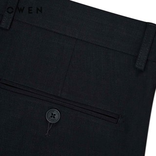 Owen - Quần tây Slim Fit QS257090 màu Đen chất liệu TR Spandex