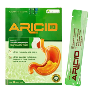 Gói Uống Aricid Fobelife Giảm Nhanh Các Triệu Chứng Đầy Bụng, Ợ Hơi, Ợ Chua - Hộp 20 Gói