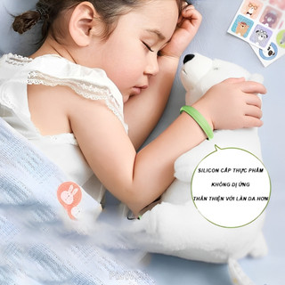 Vòng Đeo Tay Chống Muỗi Silicone Cao Cấp Nhiều Màu - Tinh Dầu Thiên Nhiên Kháng Nước 30 Ngày