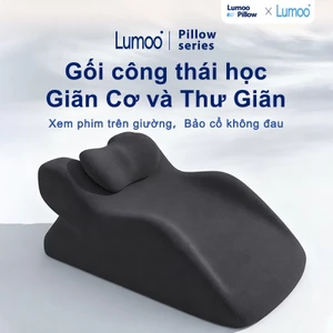 LUMOO Gối công thái học Phù hợp với đường cong cột sống gối tựa đầu giường