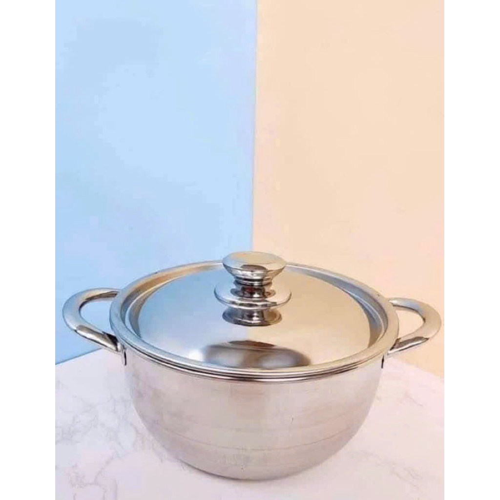 NỒI BẦU INOX 430 /20CM ĐÁY TỪ HKM MAGI | BigBuy360 - bigbuy360.vn