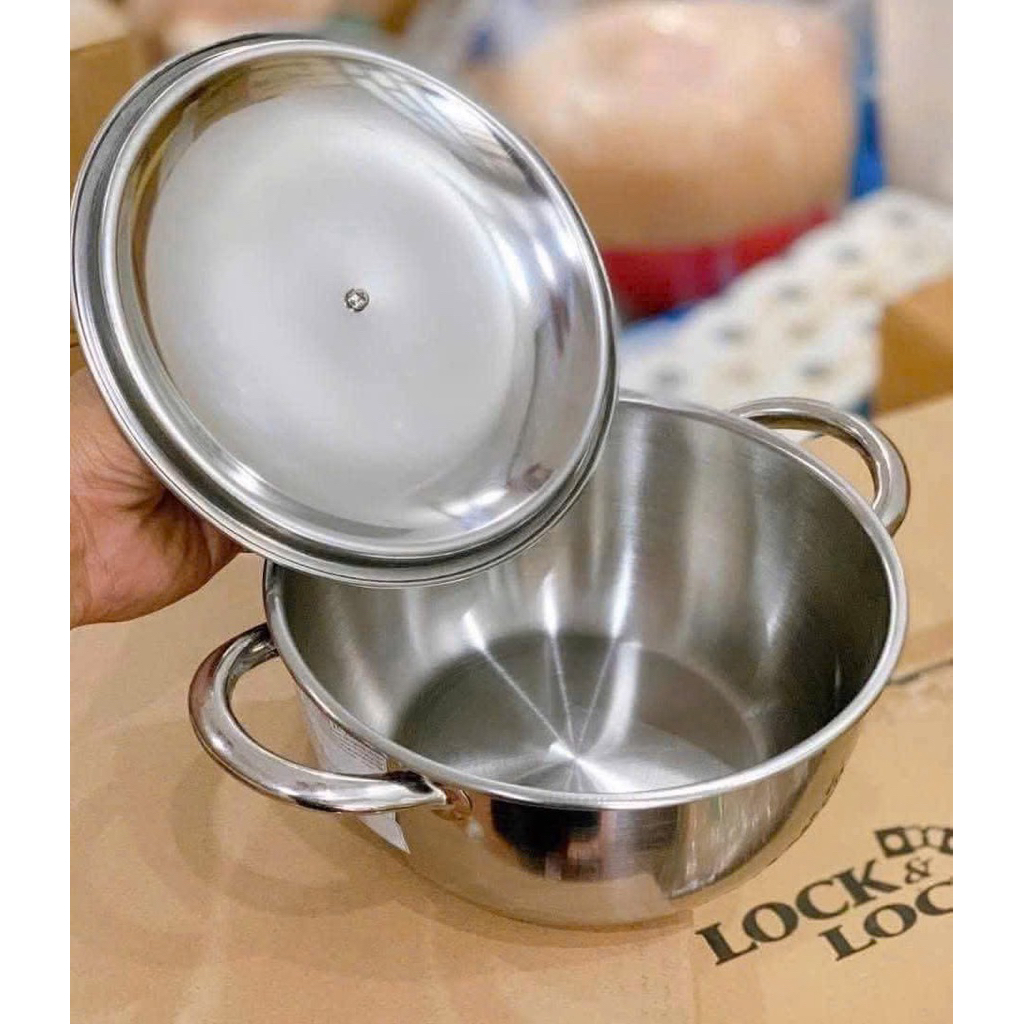NỒI BẦU INOX 430 /20CM ĐÁY TỪ HKM MAGI | BigBuy360 - bigbuy360.vn