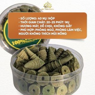 Nụ Khuynh Diệp Thảo Mộc Thiên Nhiên Đuổi Muỗi, Xông Nhà (3 Hộp Tặng Lư Gốm Sứ) - Mộc Trầm Hương MTH