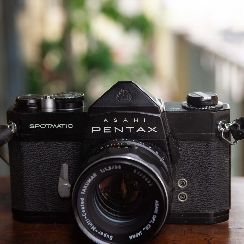 Pentax Spotmatic SP (Black/Seri 4267597) – Takumar 55mm f/1.8 [SLR