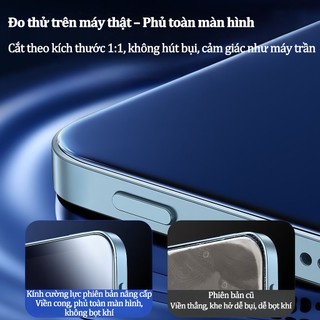 Kính cường lực iPad HD hộp dán không bụi cho Gen 5 6 7 8 9 10 11 Mini 4 5 6 7 Air 3 4 5 6 7 Pro 10.5 11 13