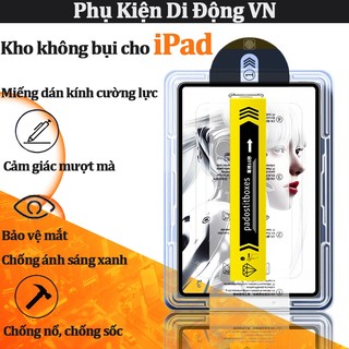 Kính cường lực iPad HD tự dán chống ánh sáng xanh cho Gen 11 10 9 8 Mini 6 7 Air 4 5 6 7 Pro 11 13 12.9