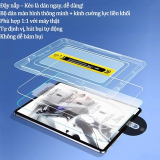 Kính cường lực iPad HD hộp dán không bụi cho Gen 5 6 7 8 9 10 11 Mini 4 5 6 7 Air 3 4 5 6 7 Pro 10.5 11 13