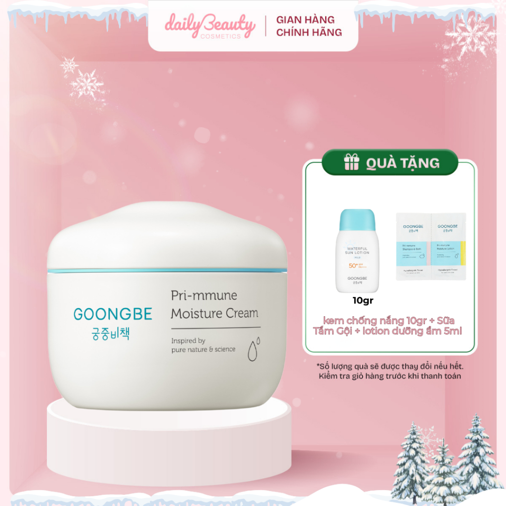 Kem Dưỡng Ẩm GOONGBE Primmune Moisture Cream Dành Cho Da Nhạy Cảm 180ml ...