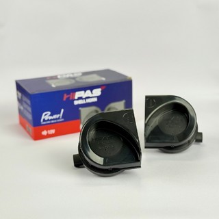 Bộ còi sên ô tô HIPAS nhập khẩu Hàn Quốc 12V Chính Hãng - Zắc cắm Zin - Âm Trầm, To, Bảo hành 1 Năm | Phụ kiện ô tô ADG