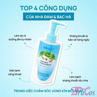Dung dịch vệ sinh DrSoftly Feminine Hygiene Solution 150ml (nha đam, trầu không, làm sạch Y) 2Trucos