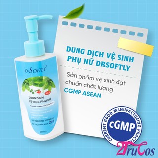 Dung dịch vệ sinh DrSoftly Feminine Hygiene Solution 150ml (nha đam, trầu không, làm sạch Y) 2Trucos
